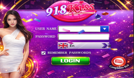 918kiss login interface